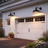 2 - Pack Outdoor Wall Lights – Modern Farmhouse Straight Arm Barn Sconces by Franing - SHOP ALL,WALL,BARN,Metal wall light