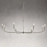Arnett Round Chandelier in Silver by Franing - Chandelier,SHOP ALL,metal chandelier,Farmhouse