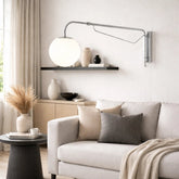 Dione Plug - In Wall Lamp – Modern Adjustable Wall Sconce Lighting by Franing - Wall,SHOP ALL,glass wall light