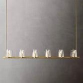 Kuseay Glass Linear Chandelier 60" by Franing - Chandelier,SHOP ALL,glass chandelier