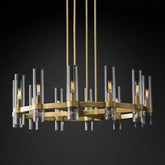 Manory Round Chandelier 36" by Franing - Chandelier,SHOP ALL,glass chandelier