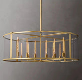 Michaul Beck Round Chandelier 55" by Franing - Chandelier,SHOP ALL,glass chandelier