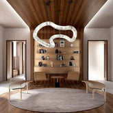 Oslo Infinity Symmetrical Entryway Alabaster Pendant Light by Franing - Chandelier .SHOP ALL .Alabaster