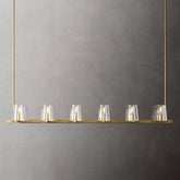 Paulay Linear Chandelier 60" by Franing - Chandelier,SHOP ALL,glass chandelier