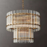 San Marcon 2 - Tier Round Chandelier 22" by Franing - Chandelier,SHOP ALL,glass chandelier