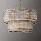 San Marcon 2 - Tier Round Chandelier 48" by Franing - Chandelier,SHOP ALL,glass chandelier