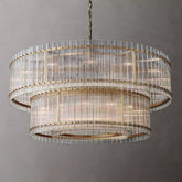San Marcon 2 - Tier Round Chandelier 60" by Franing - Chandelier,SHOP ALL,glass chandelier