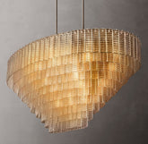 Siren Glass OVAL Chandelier 65" by Franing - Chandelier,SHOP ALL,glass chandelier