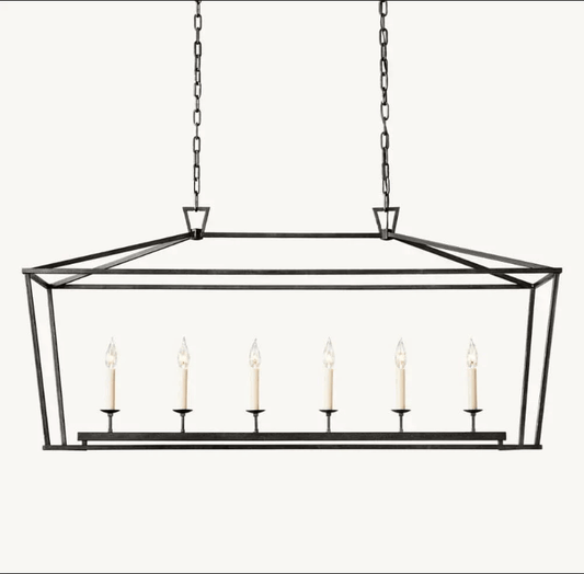 Why I’m in Love with My New 19th C. English Openwork Rectangular Chandelier (54")