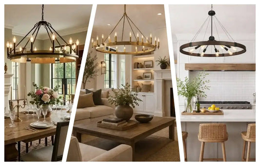 How to Choose the Right Wagon Wheel Chandelier for Your Home - Franing