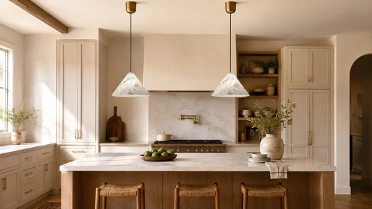 How to Style Modern Alabaster Pendant Lights in Your Home - Franing