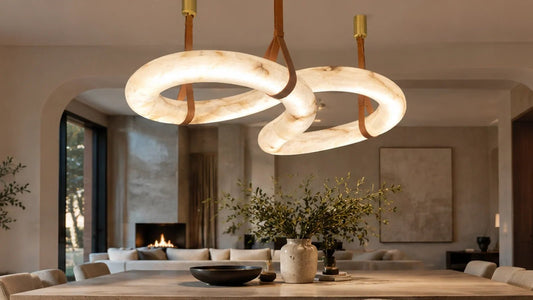 Luxury Alabaster Pendant Lighting That Feels Like Art - Franing