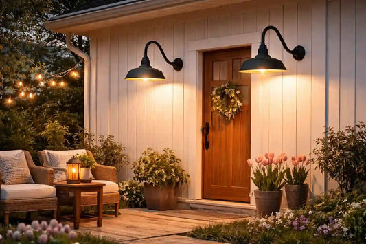 Upgrade Your Home This Spring with Dusk-to-Dawn Barn Lights - Franing