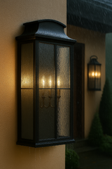 Outdoor Lantern Wall Light 20” 32“