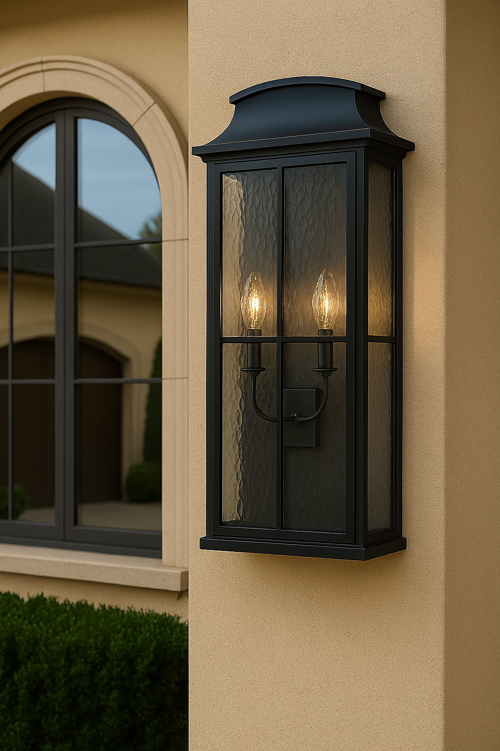 Outdoor Lantern Wall Light 20” 32“