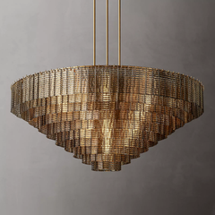Siren Glass Round Chandelier 65" - Franing