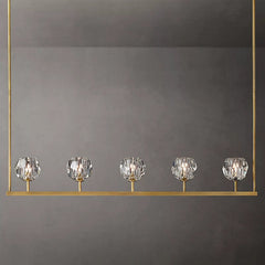 Boule Cristal Linear Chandelier 48" - Franing