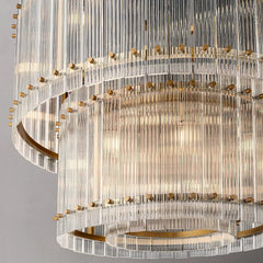 San Marcon 2-Tier Round Chandelier 37" - Franing