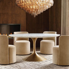 Chiara Glass Multi-Tier Round Chandelier 47" - Franing