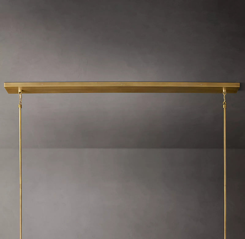 Boule Cristal Linear Chandelier 60" - Franing