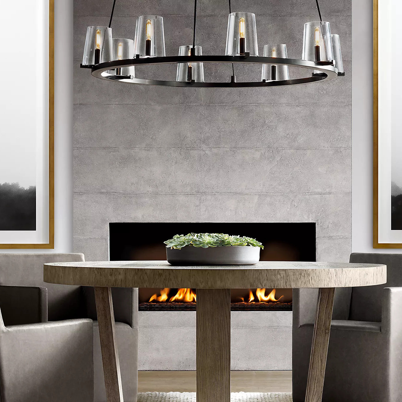 Paulay Round Chandelier 60" - Franing
