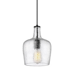 Hammered Glass Pendant Light - Franing