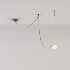 Globe Leather Pendant Light - Franing
