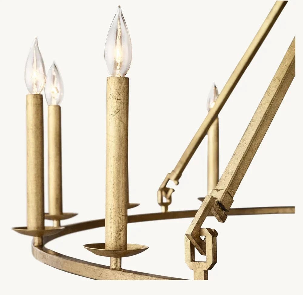 19TH C. ENGLISH OPENWORK ROUND CHANDELIER 50“ 60" 72” by Franing - Chandelier,SHOP ALL,metal chandelier,Farmhouse