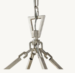 19TH C. ENGLISH OPENWORK TWO - TIER ROUND CHANDELIER 40" by Franing - Chandelier,SHOP ALL,metal chandelier,Farmhouse