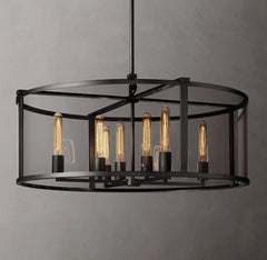Michaul Beck Round Chandelier 33" - Franing