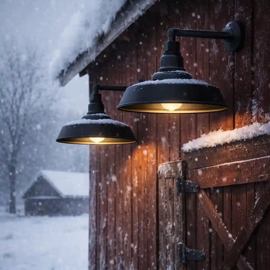 2 - Pack Straight Arm Barn Lights – Outdoor Farmhouse Wall Fixtures by Franing - SHOP ALL,WALL,BARN，Metal wall light