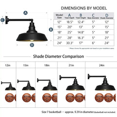 2 - Pack Straight Arm Barn Lights – Outdoor Farmhouse Wall Fixtures by Franing - SHOP ALL,WALL,BARN，Metal wall light