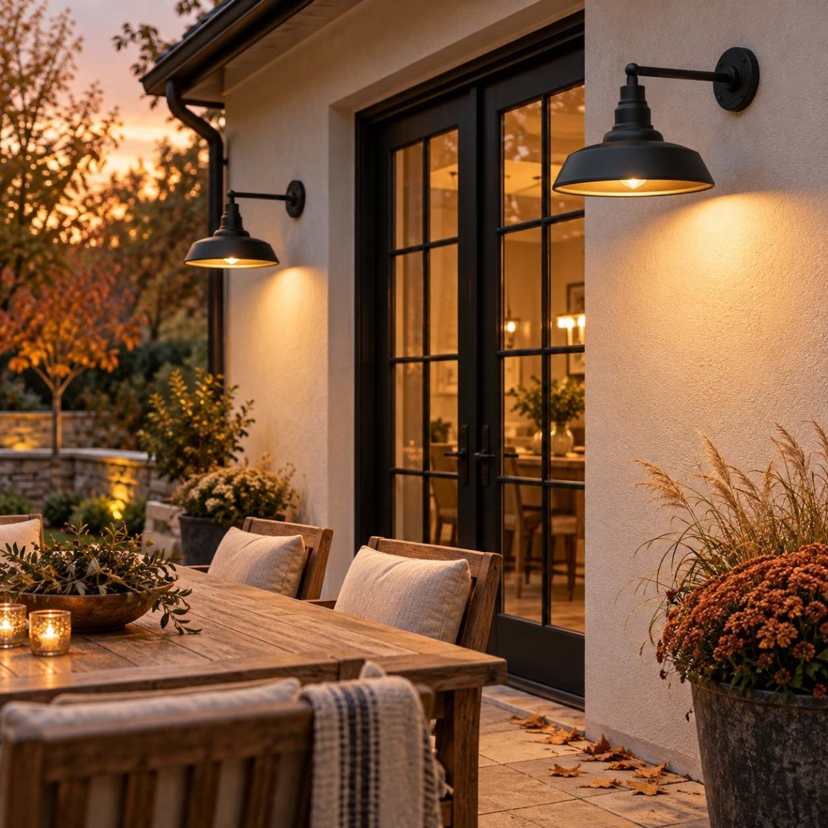 2-Pack Straight Arm Barn Lights – Outdoor Farmhouse Wall Fixtures by Franing - SHOP ALL,WALL,BARN，Metal wall light