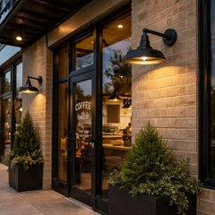 2 - Pack Straight Arm Barn Lights – Outdoor Farmhouse Wall Fixtures by Franing - SHOP ALL,WALL,BARN，Metal wall light