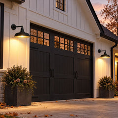 2-Pack Straight Arm Barn Lights – Outdoor Farmhouse Wall Fixtures by Franing - SHOP ALL,WALL,BARN，Metal wall light