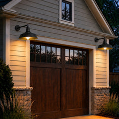 2-Pack Straight Arm Barn Lights – Outdoor Farmhouse Wall Fixtures by Franing - SHOP ALL,WALL,BARN，Metal wall light