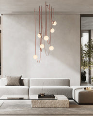 Globe Leather Pendant Light - Franing