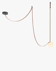 Globe Leather Pendant Light - Franing