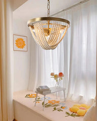 Pearl Beaded Chandelier