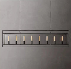 Michaul Beck Rectangular Chandelier 72" - Franing