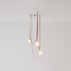Globe Leather Pendant Light - Franing