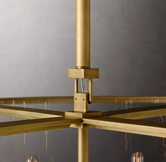 Michaul Beck Round Chandelier 44" - Franing
