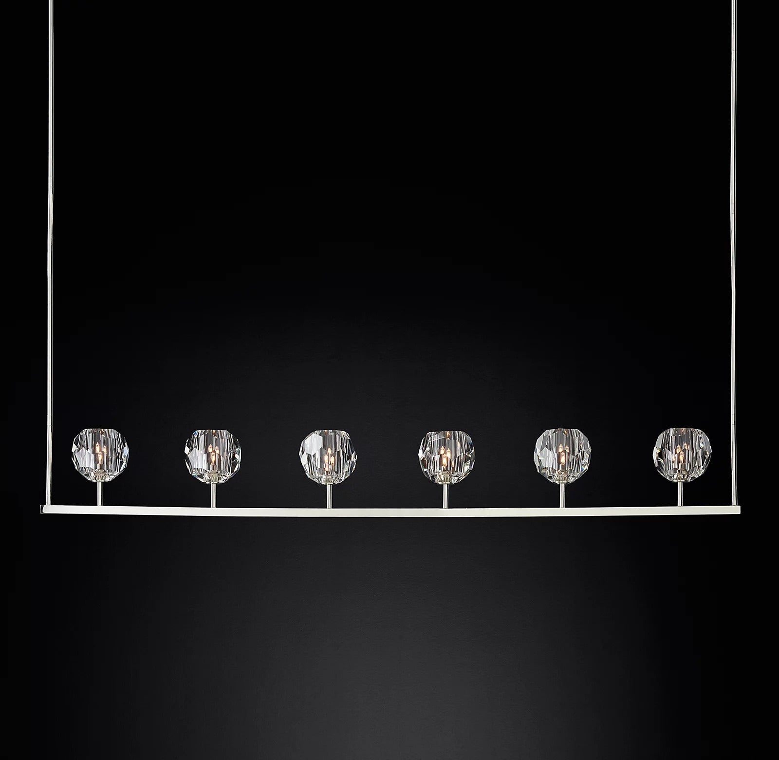 Boule Cristal Linear Chandelier 60" - Franing