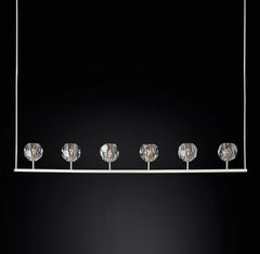 Boule Cristal Linear Chandelier 60" - Franing
