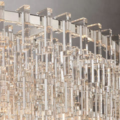 Mariogold Multi-Tier Crystal Chain Round Chandelier 48" - Franing