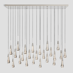 Soltaire Linear Chandelier 37'' 50'' 70'' 87"W 120"W - Franing