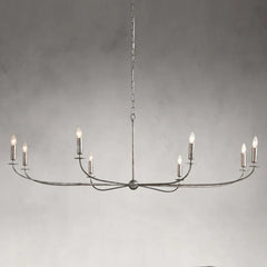Arnett Round Chandelier in Silver - Franing