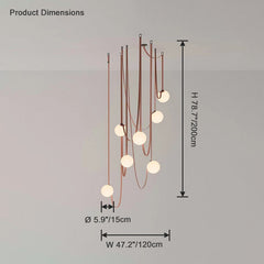 Globe Leather Pendant Light - Franing