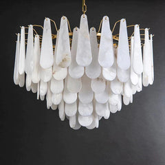 Alabaster Feathery Chandelier - Franing