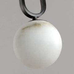 Alabaster Oval Ring Pendant